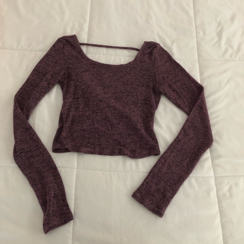 Open Back Criss-Cross Crop Top